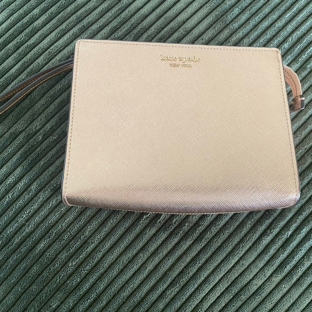 Rose gold Kate Spade wristlet